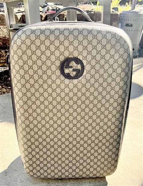 gucci leather suitcase 20s|gucci luggage sets cheap.